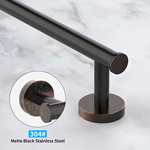 2 Pieces Oil Rubbed Bronze Towel Bar Set (Oil Rubbed Bronze / 24inch)