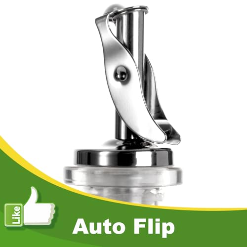 4 Pack Olive Oil Dispenser Spout (Silver / 4pcs)