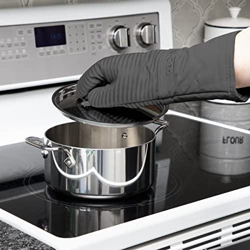 All Clad Silicone Oven Mitt (Pewter / 1 Pack)
