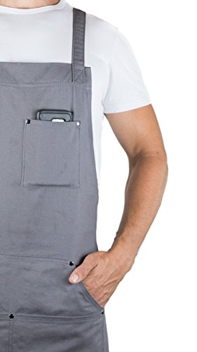 Professional Grade Chef Apron for Men and Women (Grey)