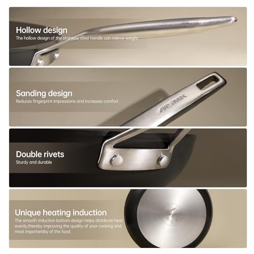 5 Piece Nonstick Pots and Pans Set (5pcs)