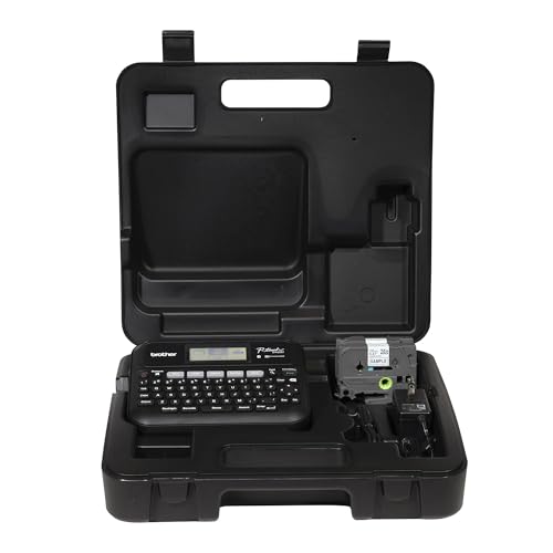 P-Touch PT-D460BTVP Business Expert Connected Label Maker | Connect and Create via Bluetooth®-on TZe Label Tapes up to ~3/4 inch (PTD460BTVP Bluetooth & Carry Case)
