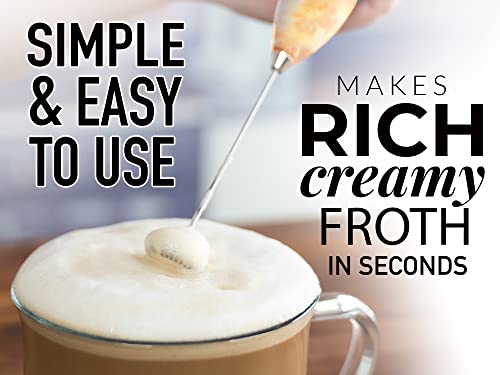 Mini & Mighty Milk Frother Wand (Jasper Granite / Mini Frother)