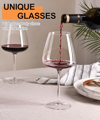 Wine Glasses Set (Set of 4-23oz)