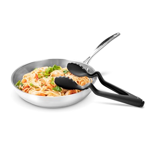 Clongs Click Lock Nylon Kitchen Cooking Tongs