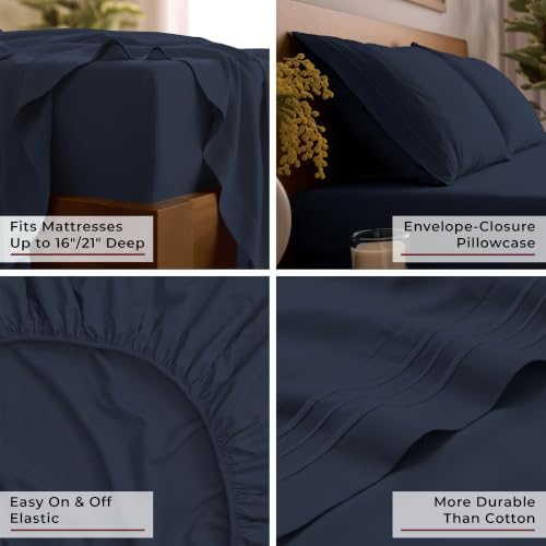 Iconic 4 Piece (1959 Navy Blue / Queen)