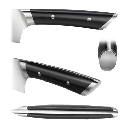 HELENA Series German Steel Forged Knife Block Set (12-Piece / Black)