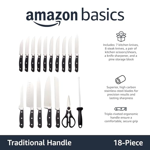 18 Piece Premium High (18-Piece / Traditional Handle Design)