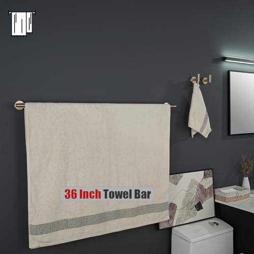Champagne Bronze Bath Towel Bar (Champagne Bronze / 39 Inch)