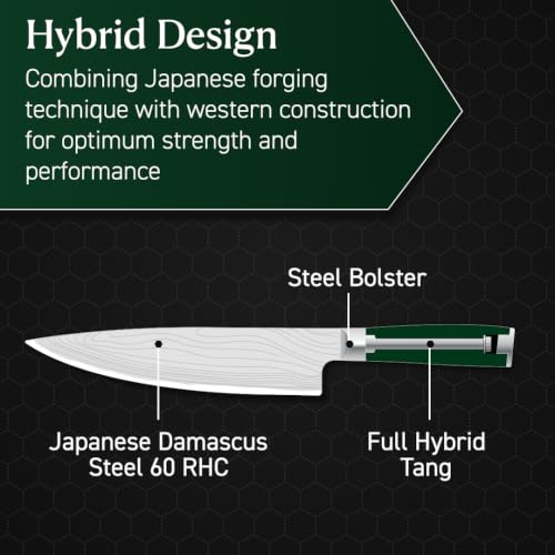 8" Japanese Damascus Stainless Steel Chef Knife (8-Inch Chef's Knife)