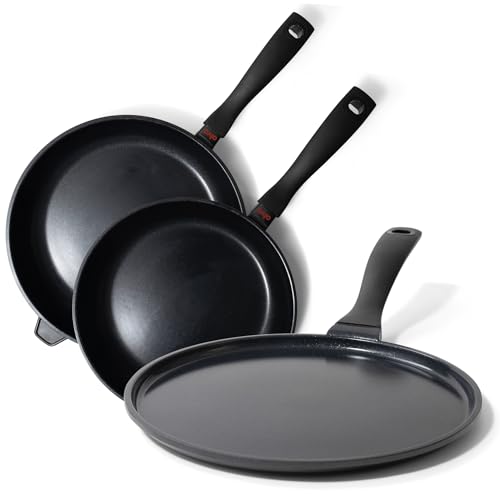 Energy Ceramic Nonstick Frying Pan & Crepe Pan Set
