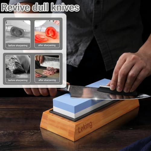 Knife Sharpening Stone Set (Multicolor)