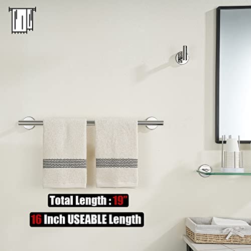 Towel Bar Polished Steel (Chrome / 19.1 Inch)