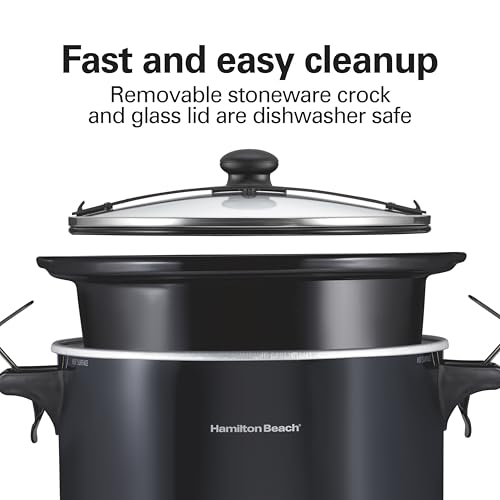 Stay or Go Extra Large 10 Quart Portable Slow Cooker (10 Quarts / Black)