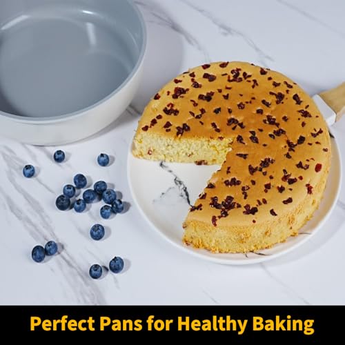9.5 Inch Round Cake Pan Set of 2 (40 Ounce)