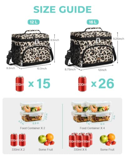 Lunch Box for Men Women Insulated Lunch Tote Cooler Bag Lunchbox