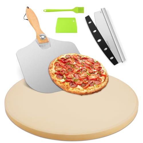 Pizza Stone 5 PCS Set (15" Round)