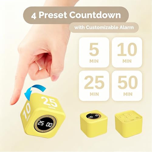 Timer Pomodoro (Yellow)