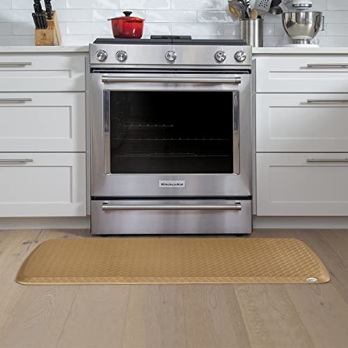 Elite Premier Gel & Foam Anti (48"L x 20"W x 0.8"Th / Basketweave Khaki)