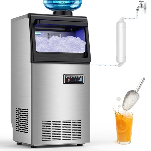 Nugget Ice Maker Machine (Stainless Steel)