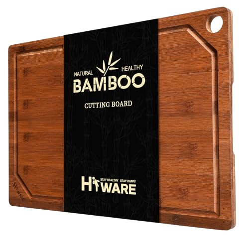 Wood Cutting Boards for Kitchen (Brown / 18"L x 12"W)