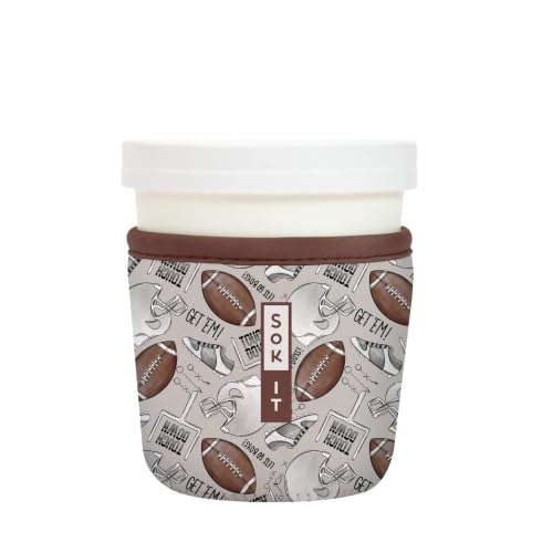 IceCreamSok Insulated Neoprene Cover (Football / Fits Tapered Pints)