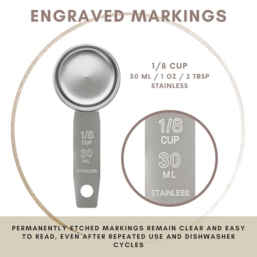 1 8 Cup Stainless Steel Measuring Cup (1/8 Cup)