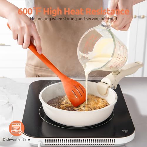Silicone Spoons Set of 2 (Orange)