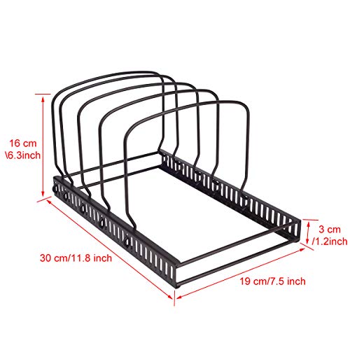 10+ Bakeware Organizer Rack for Kitchen Bakeware (Brown / Bakeware Organizer)