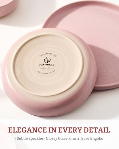 Milkyway 33 oz Pasta Bowls Set of 8 (Light Pink / Set of 8)