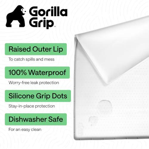 Waterproof Silicone Under Sink Mat (White / 28"w X 22"l)