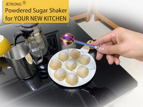 Baker's Dusting Wand for Sugar (Rainbow / 2 Pcs Small)