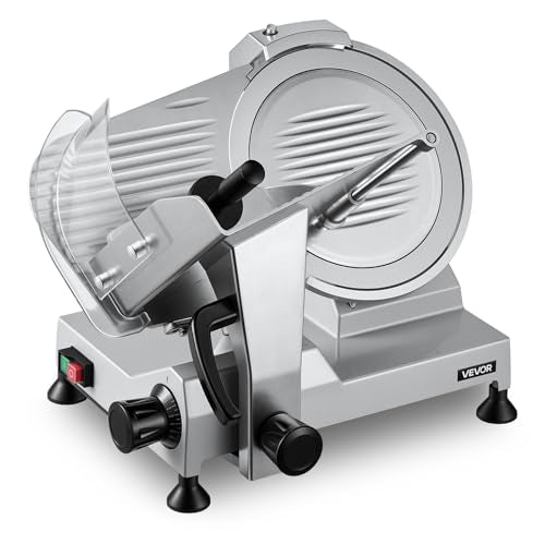 12" Commercial Meat Slicer 320W Electric Deli Food Cutter (12inch / Silver)