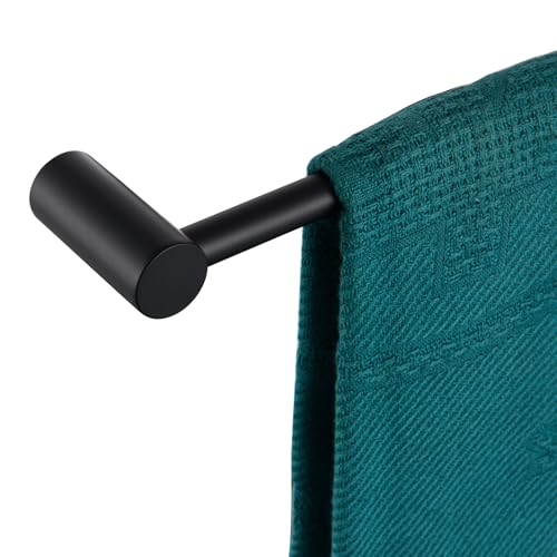 Towel Bar Black Bathroom Towel Rack Wall Mounted 24 (Matte Black / 24-Inch)