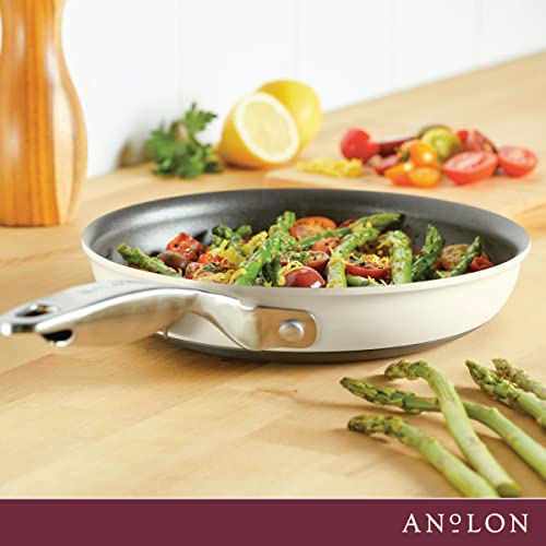 Achieve Hard Anodized Nonstick Frying Pan (Skillet (8.25-Inch) / Cream)