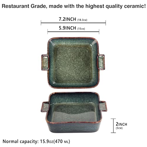 Ceramic Casserole Baking Dish (2 Count)