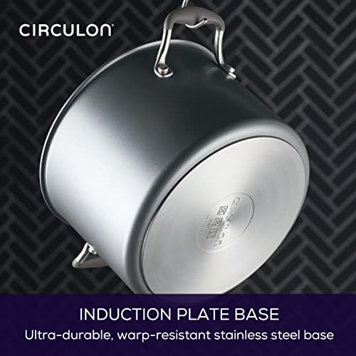 A1 Series Nonstick Induction Stockpot with Lid