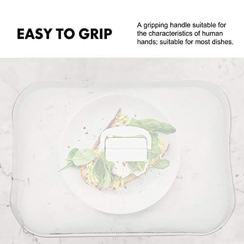 Extra Large Metal Mesh Food Cover 18.50 X 13.38 X 5.90 in Dish Cover Storage for Outdoor Picnics Garden Parties Camping Protects Food from Insects