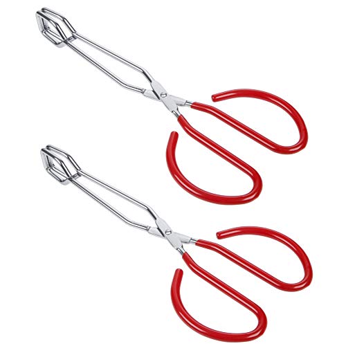 10 Inch Stainless Steel Scissor Tongs (2 Count)