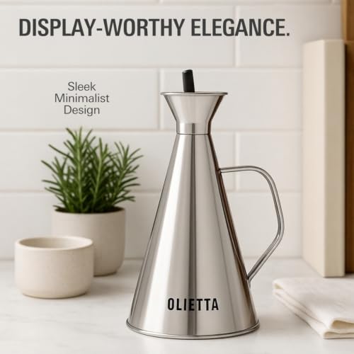 Olive Oil Dispenser Bottle (Gold / 33.8 Ounces)