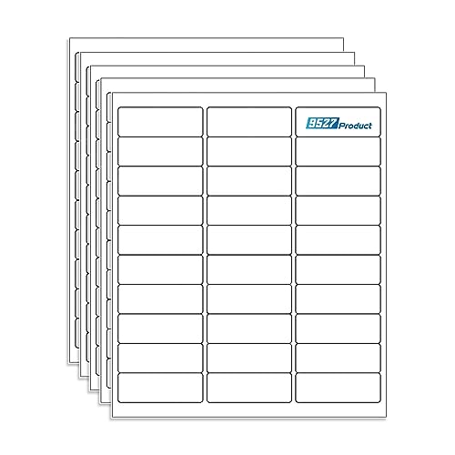 30 up Sticker Labels 1 x 2 (1" x 2-5/8"(30-UP) / 30 Sheets)