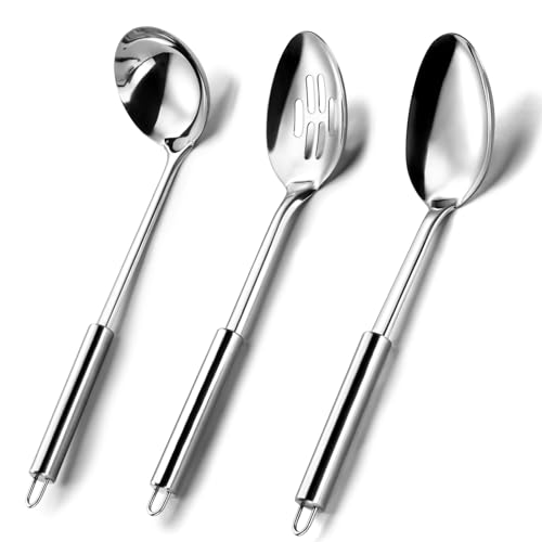 Serving Utensils Set for Parties (3P-Silver)