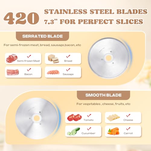 Electric Meat Slicer 220W (With Cover)