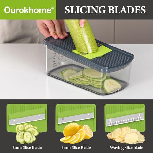Mandolin Slicer for Kitchen Food (6 Count)