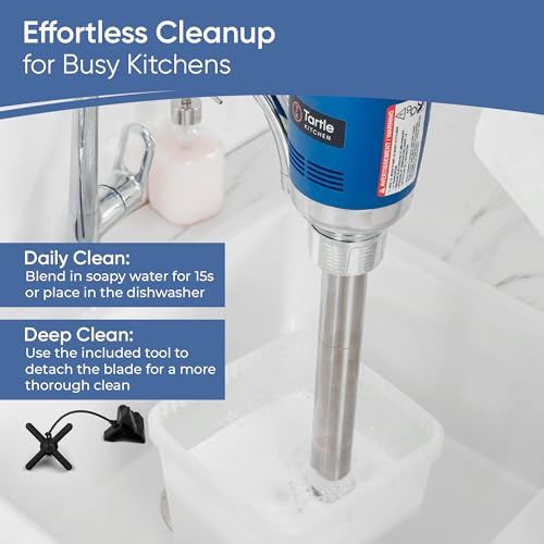 TK Commercial Immersion Blender 750W Heavy Duty for Restaurants