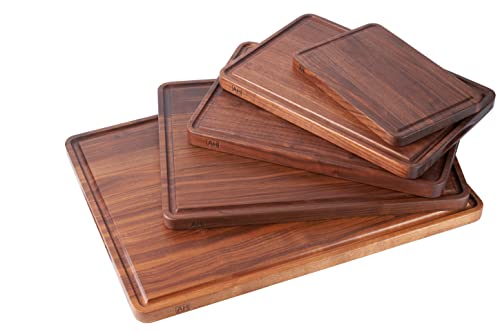Walnut Wood Cutting Board for Kitchen 12x8 in Wooden Chopping Board (Edge Grain / 12"L x 8"W)