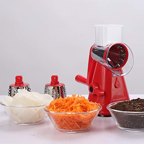 Manual Rotary Potato Grater Kitchen Mandoline Vegetable Slicer