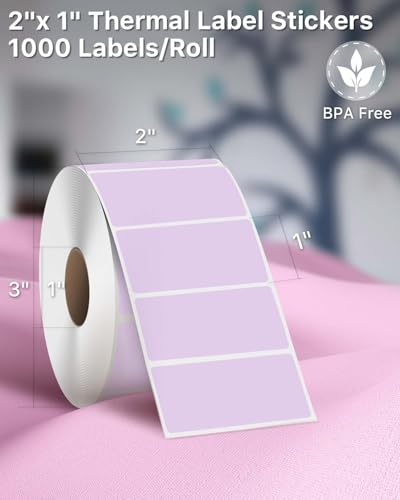 2x1 Inch Thermal Labels