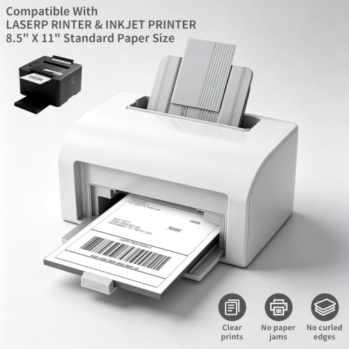 Full Sheet Shipping Labels (8-1/2" x 11" (1-UP) / 500 Sheets)