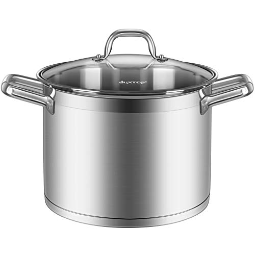 Stainless Steel Stock Pot with Lid (9.1 Quarts)
